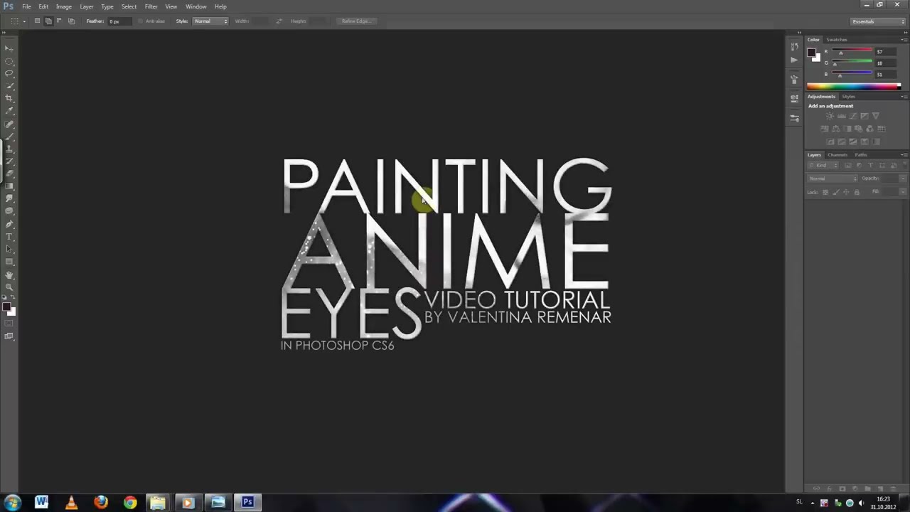 how to paint anime eyes digital painting tutorial