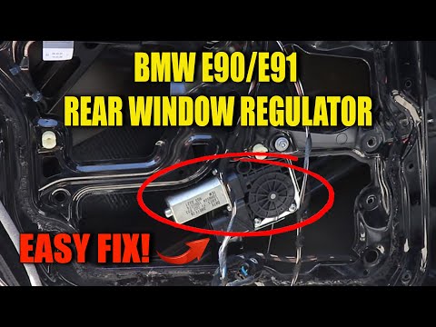 BMW E90 / E91 REPLACE REAR WINDOW REGULATOR *EASY FIX*