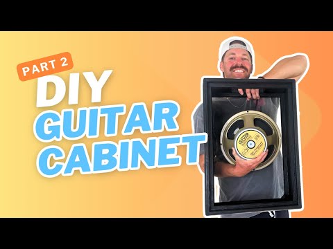 DIY Building A 1x12 Guitar Amp Cabinet - PART 2