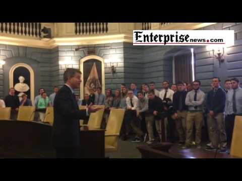 East Bridgewater state champion football and girls soccer teams honored at Massachusetts state house