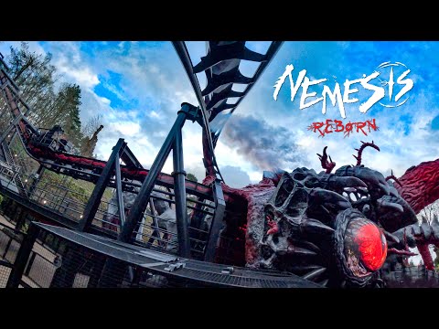 Nemesis Reborn [4K] Front Seat POV - Alton Towers Resort