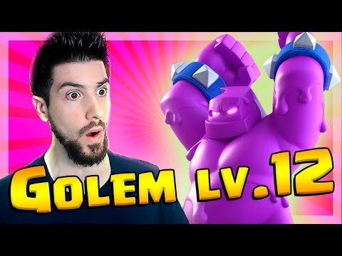 FAZENDO PUSH COM GOLEM DE ELIXIR NO CLASH ROYALE!
