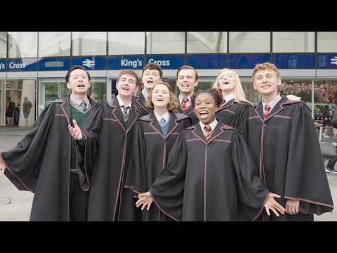 Wand Dance at King's Cross Station