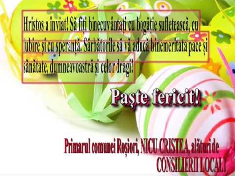 Felicitare Primaria  Comunei Rosiori
