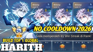 Download lagu TOP 1 GLOBAL HARITH TUTORIAL HARITH NO COOLDOWN AND 1 HIT DAMAGE ! HARITH BEST GAMEPLAY - MLBB mp3