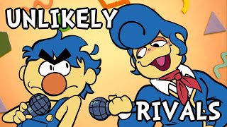 Cover art for UNLIKELY RIVALS, but Yellow guy and Wally sing it - FNF COVER