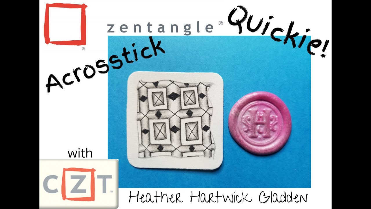 Acrosstick | Zentangle® Quickie