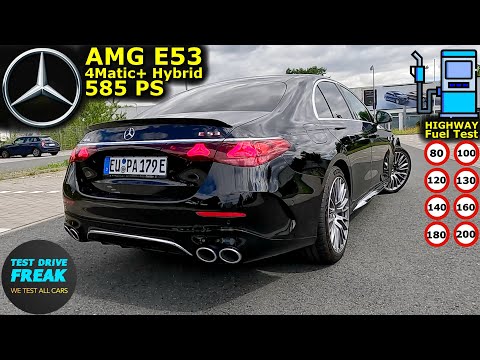 2025 Mercedes-AMG E53 Hybrid 4MATIC+ (585 PS) TEST DRIVE 🔥 Fuel Consumption & Performance Review