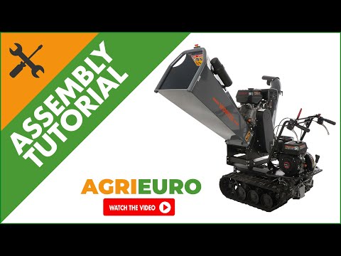 Wortex Tiger D420/120L Tracked Petrol Garden Shredder - Wood Chipper - Assembly tutorial