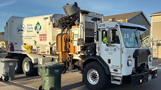 Lemay (WC) Peterbilt 520 Labrie Automizer Side Loader Garbage Truck