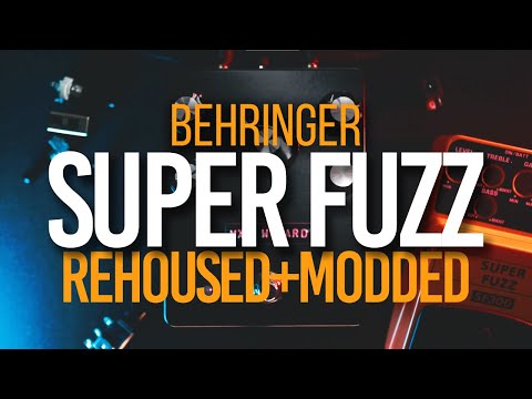 Behringer Super Fuzz SF-300 (Rehoused+Modded) - No Talking
