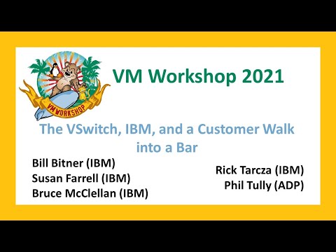 The VSwitch, IBM, and a Customer Walk into a Bar
