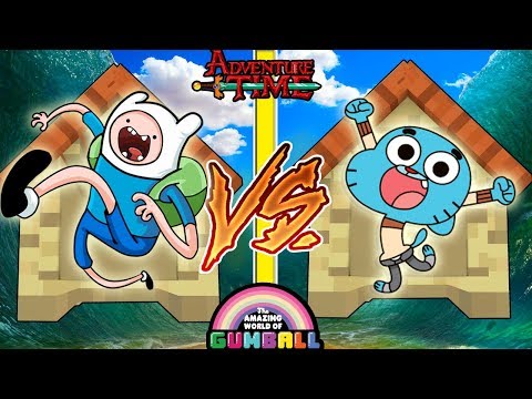 GUMBALL EV VE ADVENTURE TİME EV VS TSUNAMİ #3 | MİNECRAFT