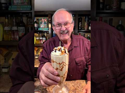 Handmade Caramel Mocha Latte Milkshake, Happy Milkshake Monday!