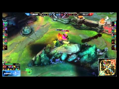 CJ vs JAG LCK Champions Summer Split 2015 W7D3 CJ Entus vs JinAir Green Wings game 2 highlights