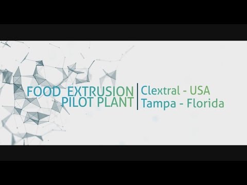 Planta de prueba de extrusión de alimentos de Clextral en USA