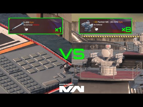 S-400 Defesa Aérea VS Pantsir ME (30mm) | COMPARAÇÃO | Navios de Guerra Modernos