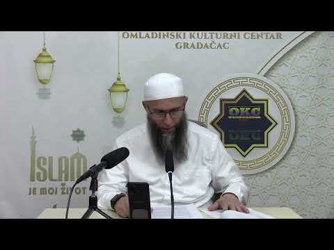 Iskrenost -  Najbitnija osobina onoga koji trazi znanje - dr.Hajrudin Ahmetović