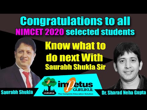 NIMCET 2020 Results | What to do next? with Saurabh Shukla | Impetus Gurukul