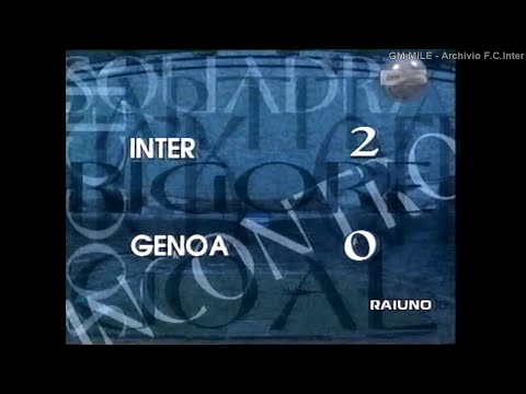 1994-95 (26^ - 09-04-1995) INTER-Genoa 2-0 [M.Delvecchio,Sosa] Servizio D.S.Rai1
