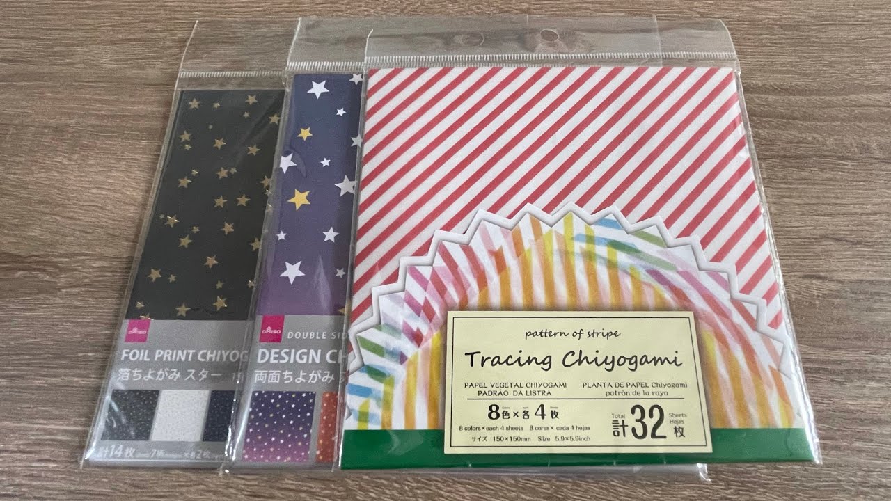 Origami Chiyogami Paper Unboxing
