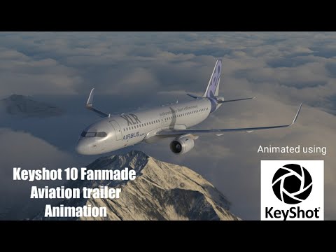 Keyshot 10 fan-made Trailer Animation | Airbus A321XLR |
