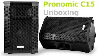 Pronomic C15 / Unboxing Video