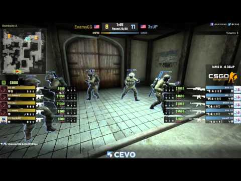 3sUP vs EnemyGG Game 1 (CEVO-P CS:GO Season 8) - Misled & LATORR
