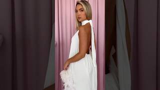 The perfect 🥀 our ARIA Maxi Dress in cloudy white 🤍#fashion #model #beauty #style #outfit #shorts