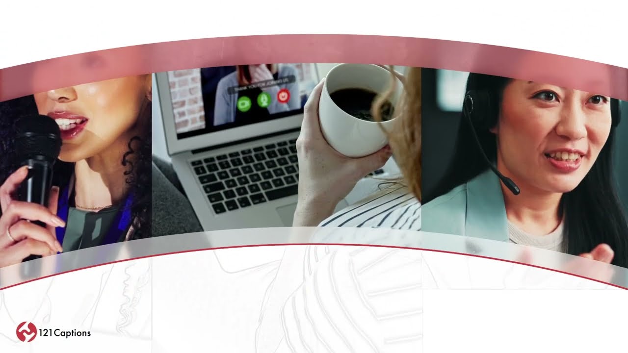 121 Captions demonstration of live captions