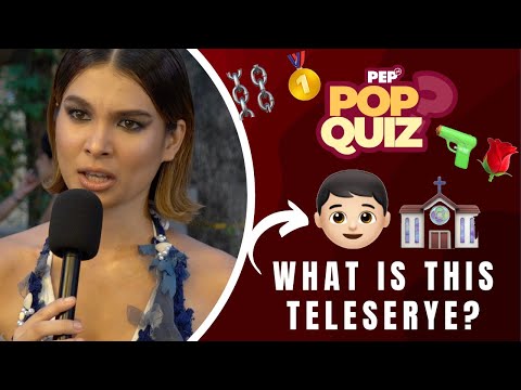 Anji Salvacion tests her Kapamilya Teleserye IQ! PEP Pop Quiz