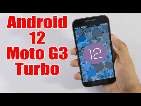 Install Android 12 on Moto G3 Turbo (AOSP ROM) - How to Guide!