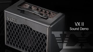 Video thumbnail for VOX VX Series: VXII Sound Demo by Vox Amps