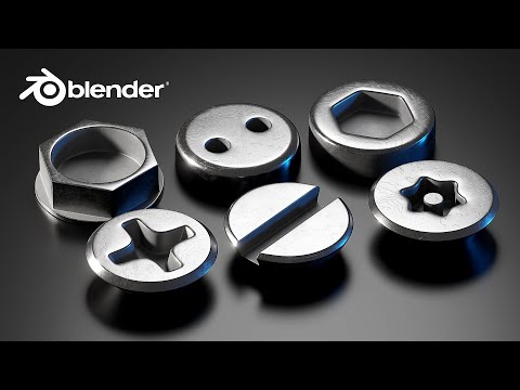 Modeling Screws and Bolts in Minutes for Beginners - Blender Quick Tutorial