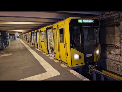 Mitfahrt in der U1 von Uhlandstraße bis Wittenbergplatz im HK00 1001-4