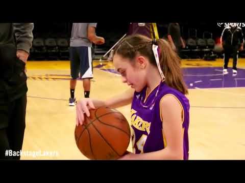 Make A Wish - Kobe Bryant Meets A Young Girl With Cerebral Palsy
