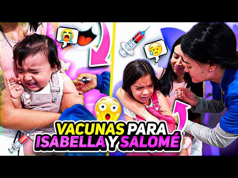 LE PUSIMOS LAS VACUNAS A ISABELA Y SALOMÉ😱😭 Carlos & Adri