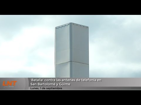 'Batalla' contra las antenas de telefonía en San Bartolomé y Güime