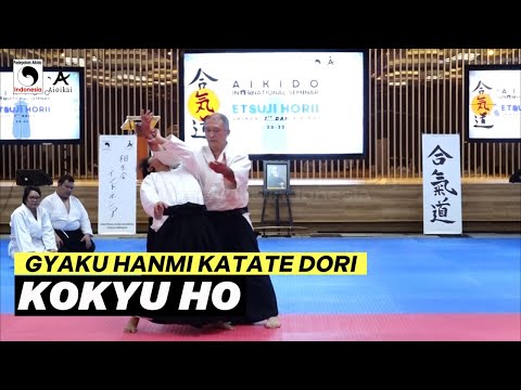 Etsuji Horii Shihan (7th DAN Aikikai) Jakarta Seminar 2023 - Tachi Waza: Katate Dori KOKYU HO #1