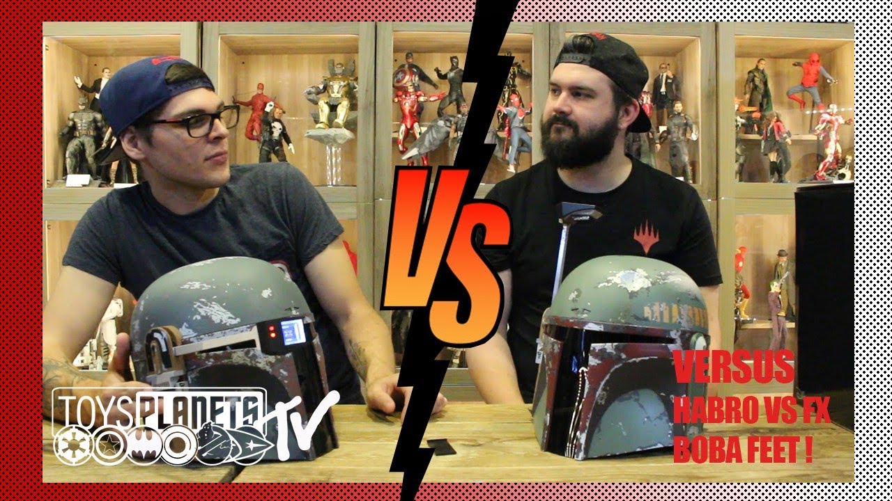 VERSUS Toysplanets Star wars Boba Fett Casque 1/1 EFX vs Hasbro !