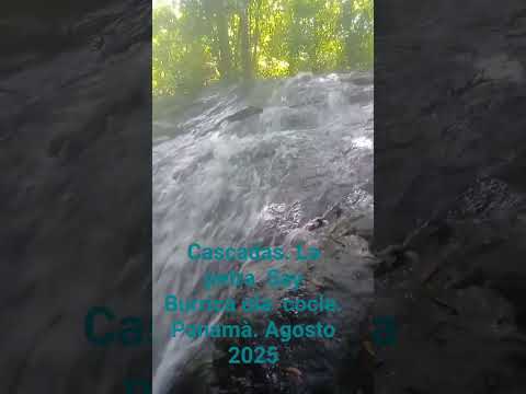 cascadas. la petra. Say. Burrica. Ola Coclé panamá. agosto 2025