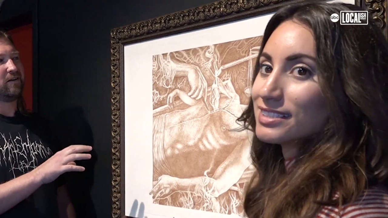 CREEPIEST Art Gallery features Blood Art & Pickled Snakes at the Dark Art Emporium | My Go-To