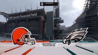 MADDEN 26 PHILADELPHIA EAGLES FRANCHISE  WEEK 2 PRESEASON: CLEVELAND DEFENSE SAVE THE DAY