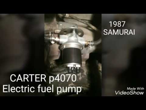 Suzuki Samurai: Carter p4070, Installation:
