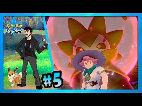 1er GIMNASIO - PERCY DE TIPO PLANTA - POKÉMON ESPADA #5 - FloGar o.O