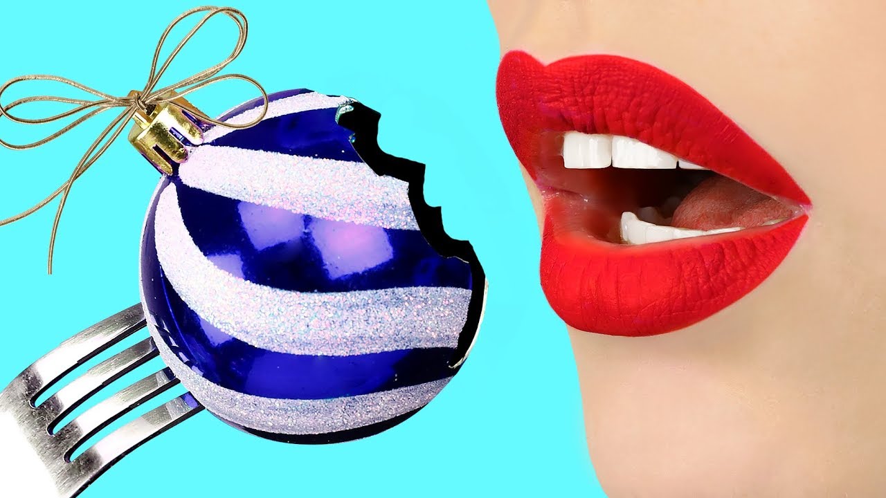 ¡ADORNOS NAVIDEÑOS COMESTIBLES! ¡BROMAS NAVIDEÑAS!