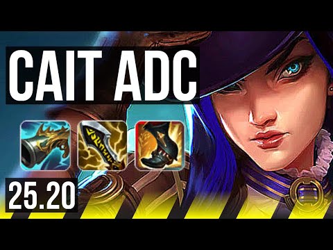 CAITLYN & Karma vs ASHE & Sona (ADC) | 19/0/7, Legendary | KR Diamond | 25.20