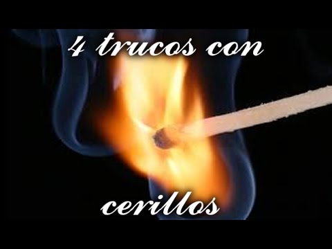 4 Increíbles Trucos Con Fósforos| YMX SUPERVIVENCIA |Promociona tú CANAL|