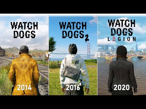 Watch Dogs vs Watch Dogs 2 vs Watch Dogs Legion - Physics and Details Comparison