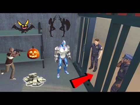Rope Hero: Vice Town (Rope Hero Breaks Prison through Iron Hand) Horror Prison - Android Gameplay HD